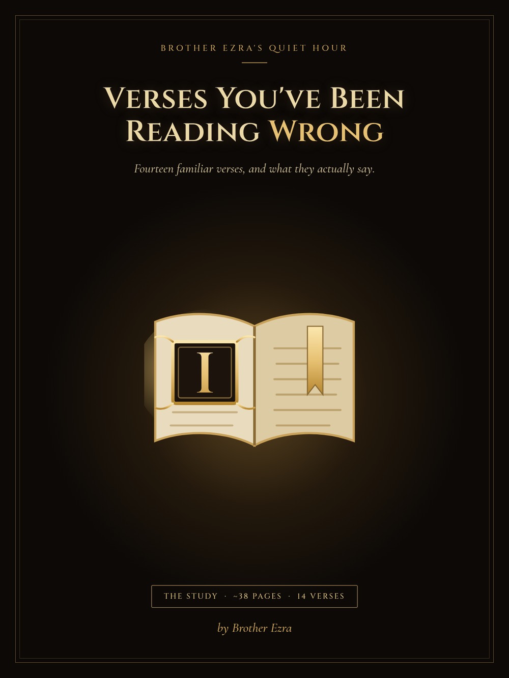 Verses You've Been Reading Wrong study guide cover